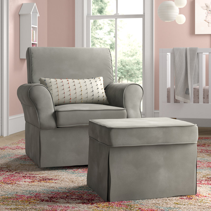 Andover Mills™ Baby & Kids Giancarlo Upholstered Swivel Glider & Reviews Wayfair